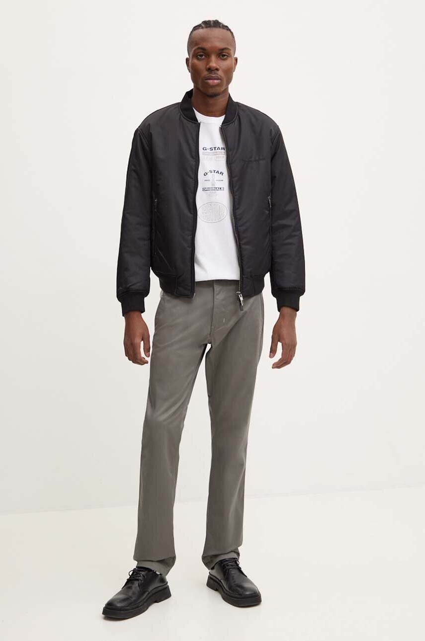 Штани G-Star Raw чоловічі колір сірий прямі D25547-5126