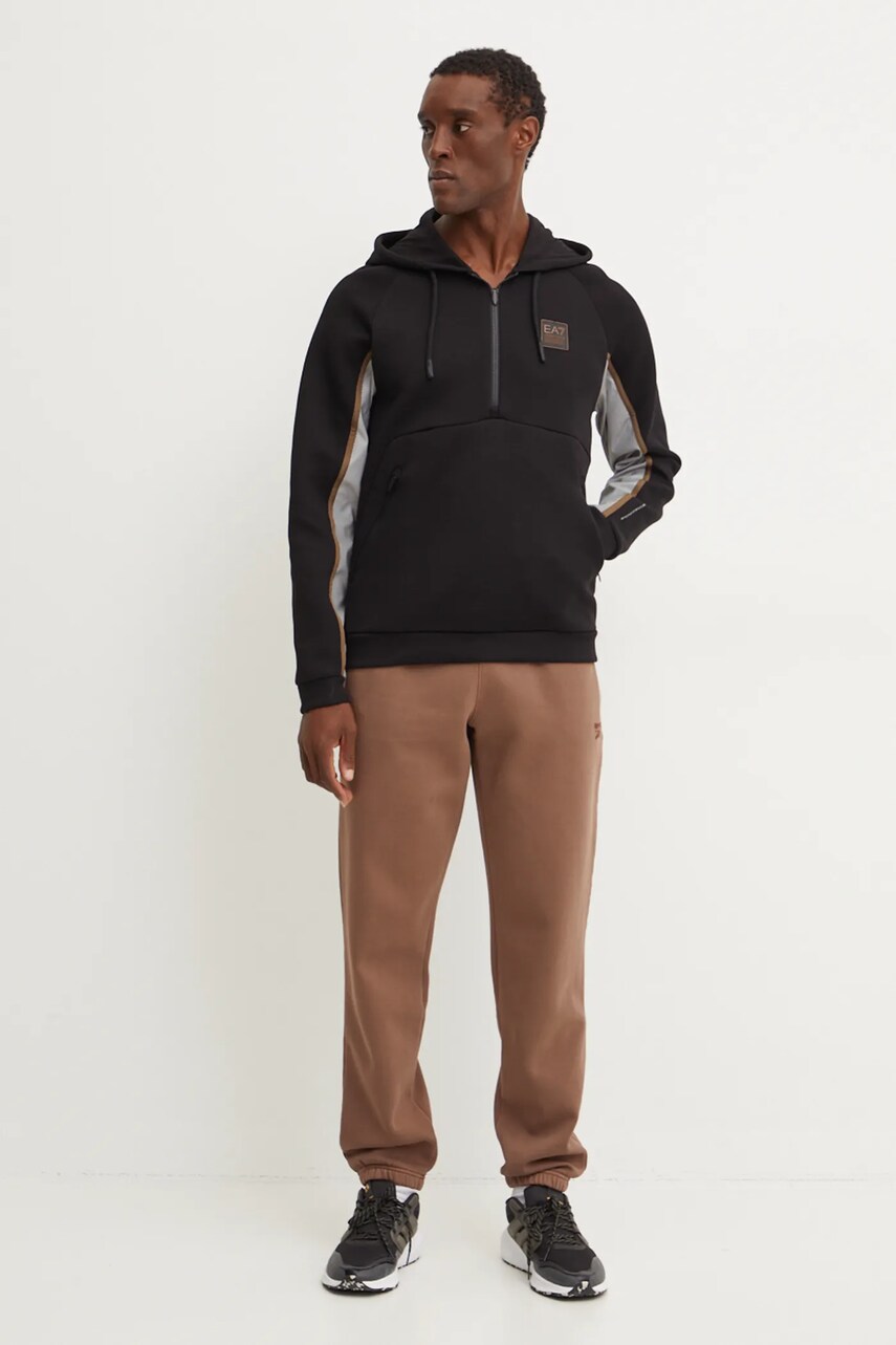 Спортивні штани Reebok Identity Washed колір коричневий однотонні 100205487