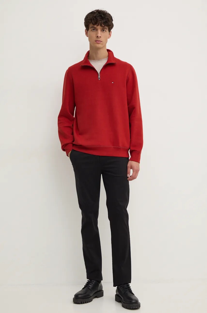 Штани Tommy Hilfiger чоловічі колір чорний фасон chinos MW0MW37873