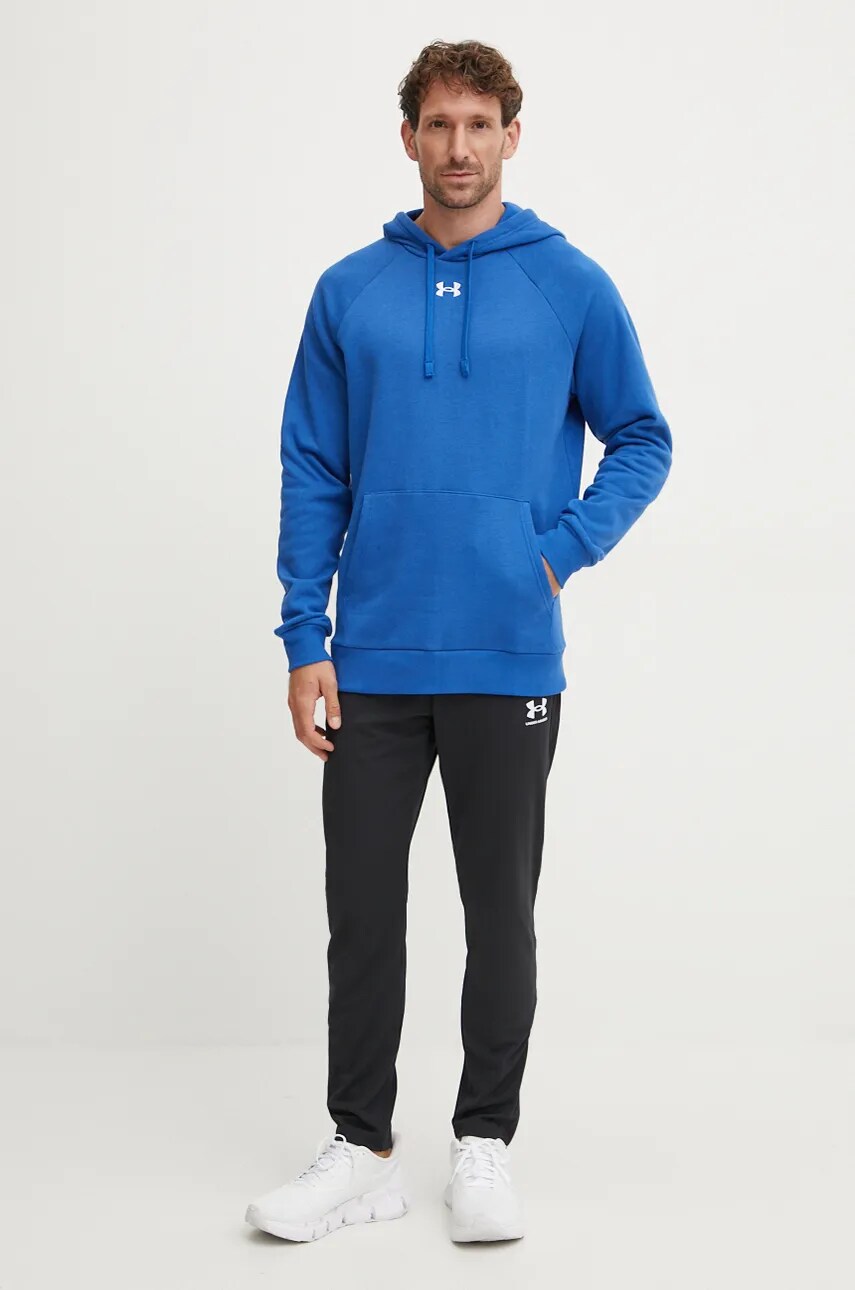 Штани для тренувань Under Armour Challenger колір чорний однотонні 1382602