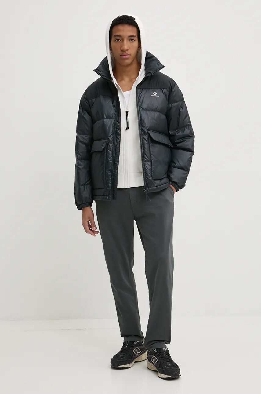 Штани Tommy Jeans чоловічі колір сірий облягаючі DM0DM20693