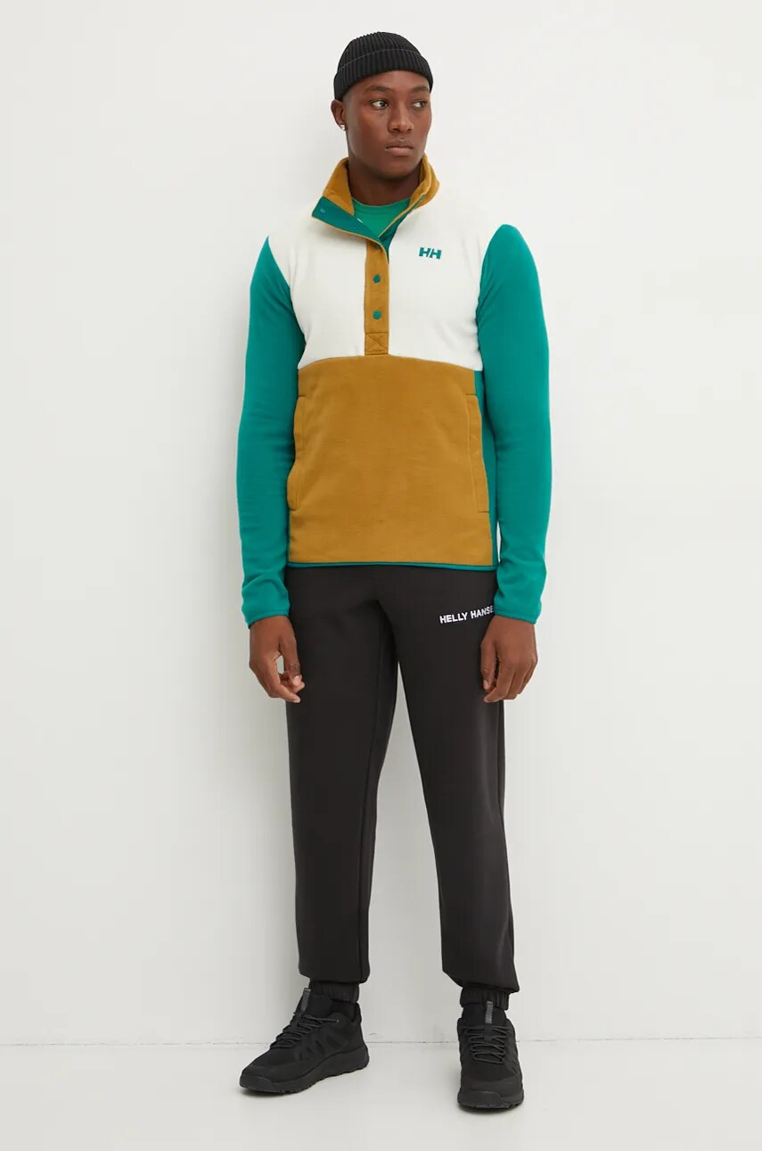 Спортивні штани Helly Hansen Cotton Fleece колір чорний однотонні 54163