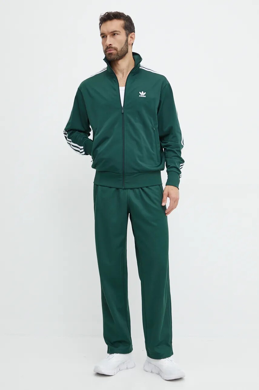 Спортивні штани adidas Originals колір зелений однотонні IW3251