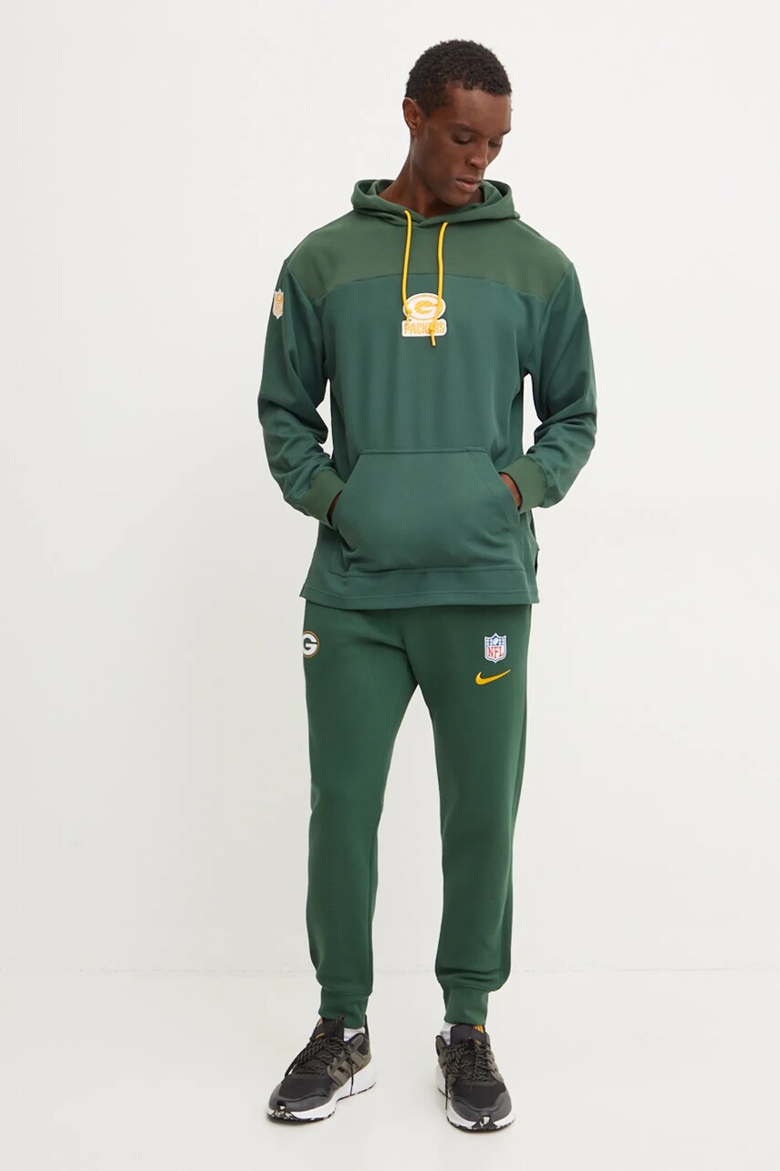 Спортивні штани Nike Green Bay Packers колір зелений з аплікацією 02F7-3EE-7T-4NZ