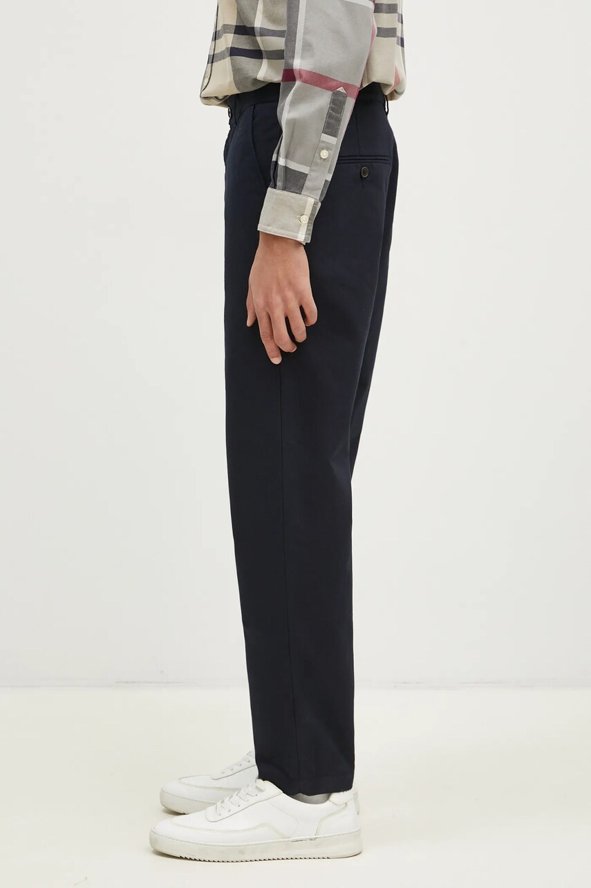 Штани Universal Works чоловічі колір синій фасон chinos 31152