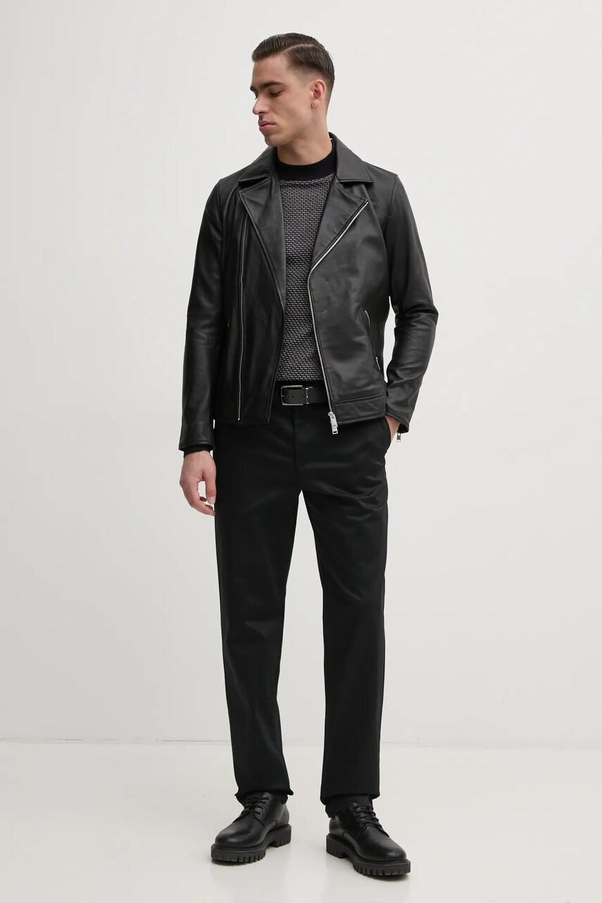 Штани Armani Exchange чоловічі колір чорний прямі XM000134 AF10517