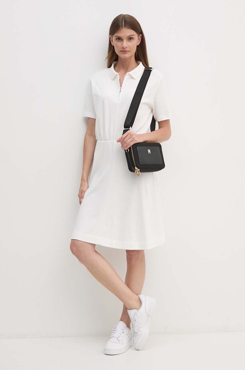 Сукня Tommy Hilfiger колір бежевий mini розкльошена WW0WW42115
