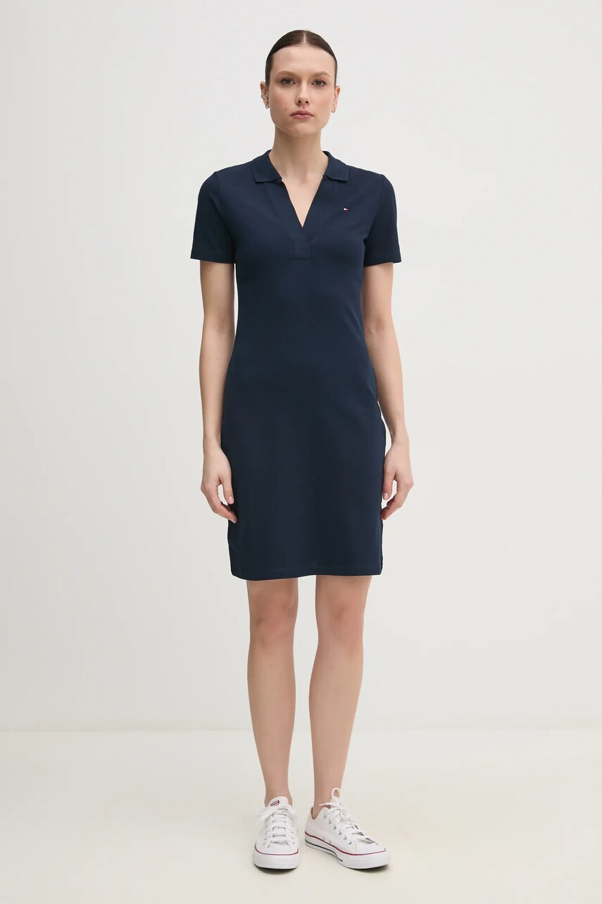 Сукня Tommy Hilfiger колір синій mini пряма WW0WW42567