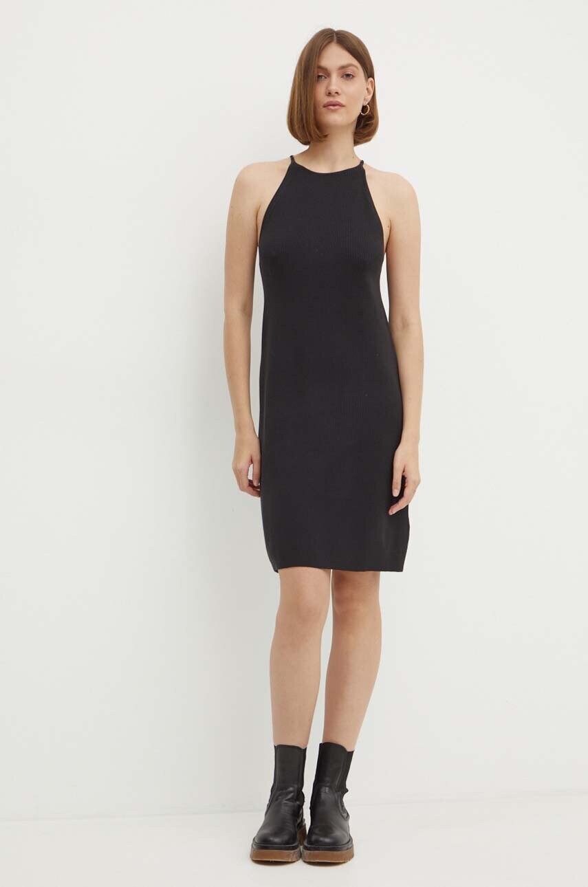 Сукня Calvin Klein Jeans колір чорний mini розкльошена J20J223518