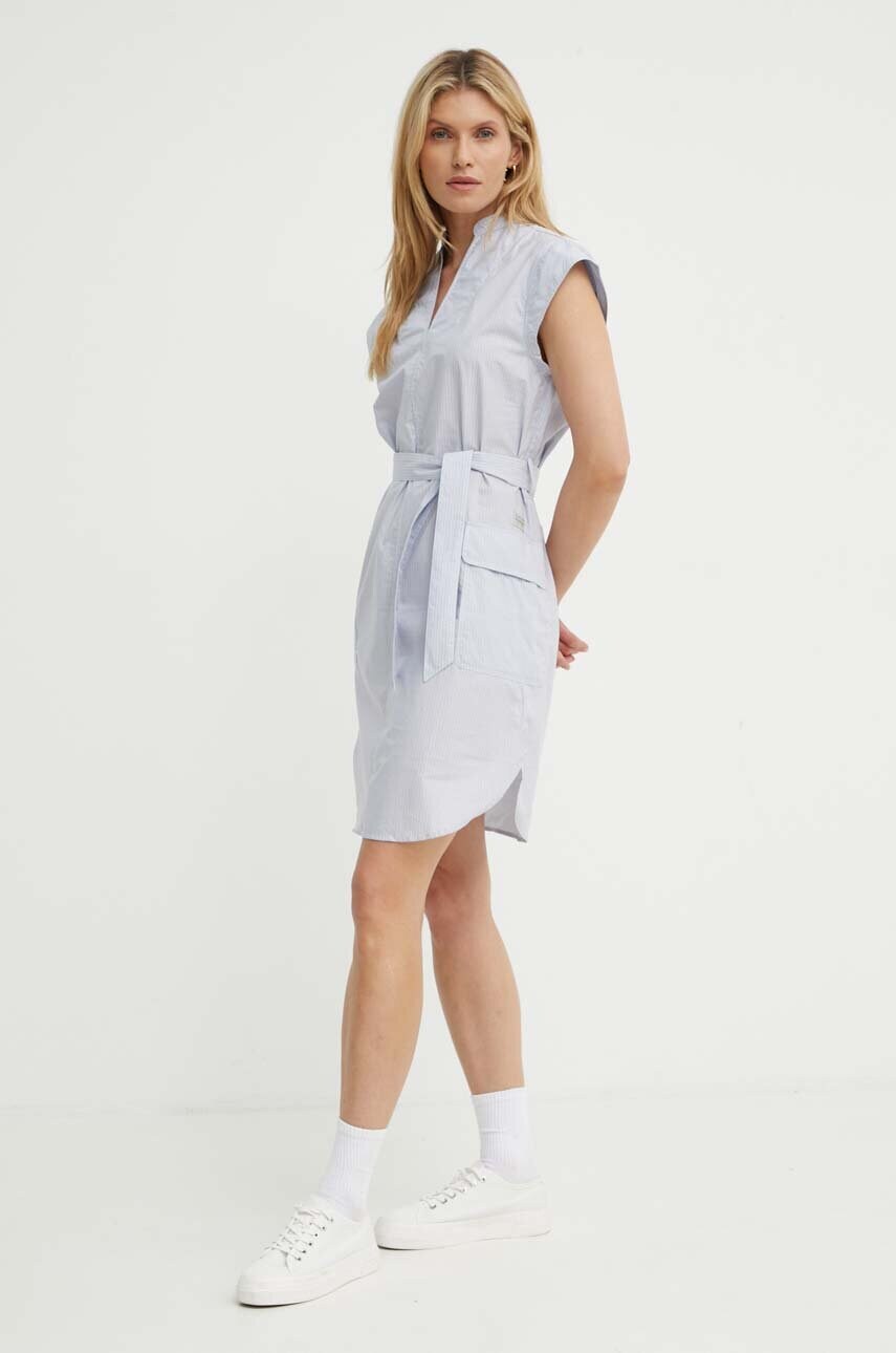 Бавовняна сукня G-Star Raw mini пряма D24622-C667