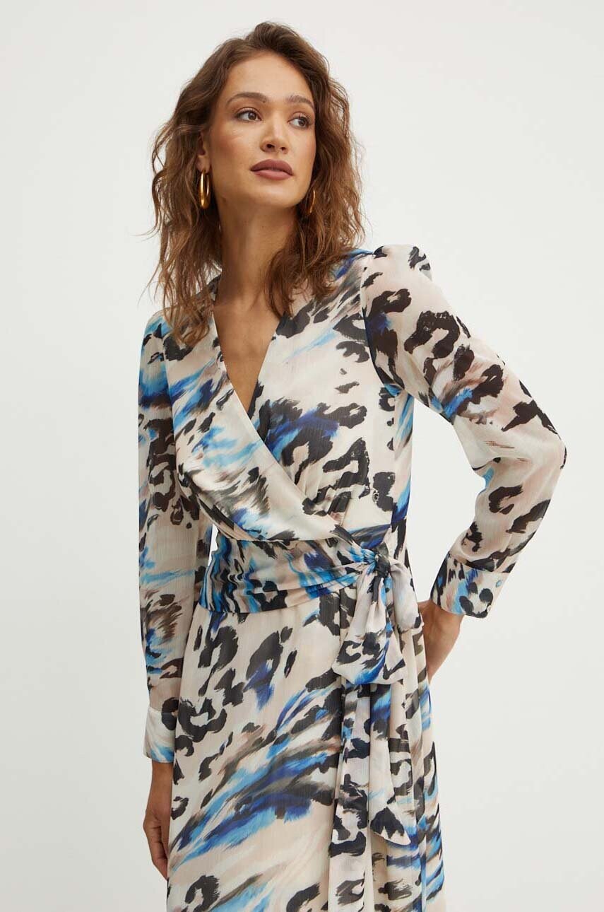 Сукня Guess LAILA maxi розкльошена W4YK34 WDW82