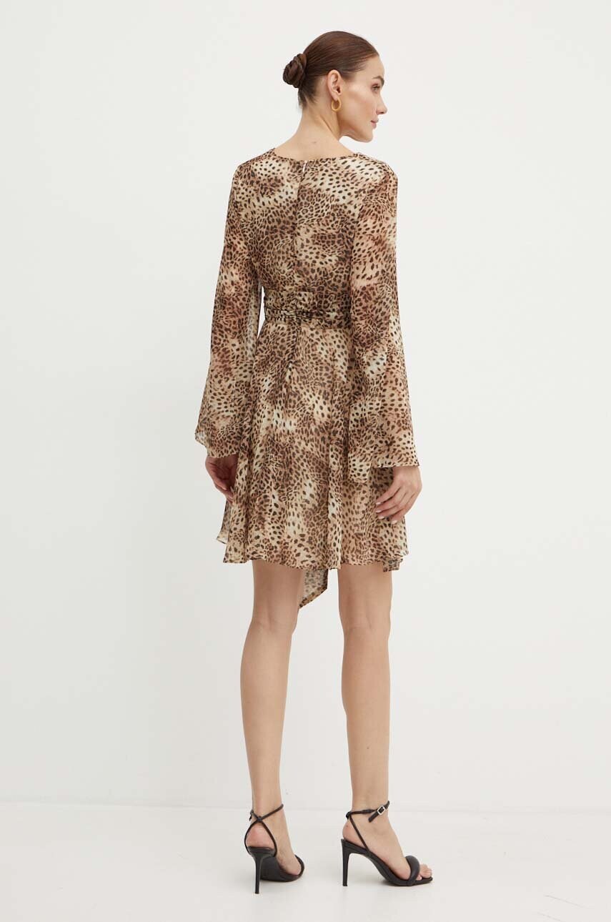 Сукня Guess LAILA колір коричневий mini розкльошена W4YK29 WDW82