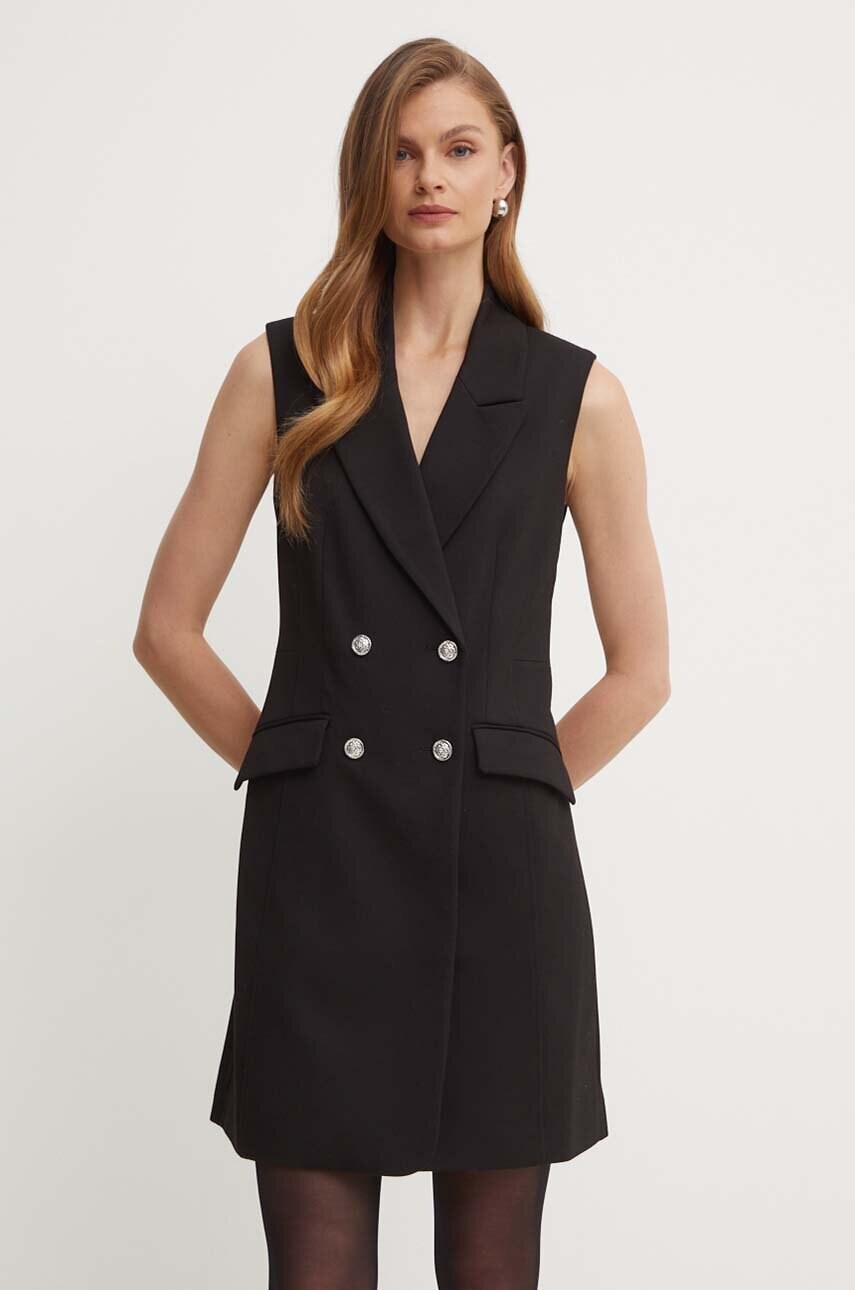 Сукня Guess DONATELLA колір чорний mini пряма W4YK25 KBJP2
