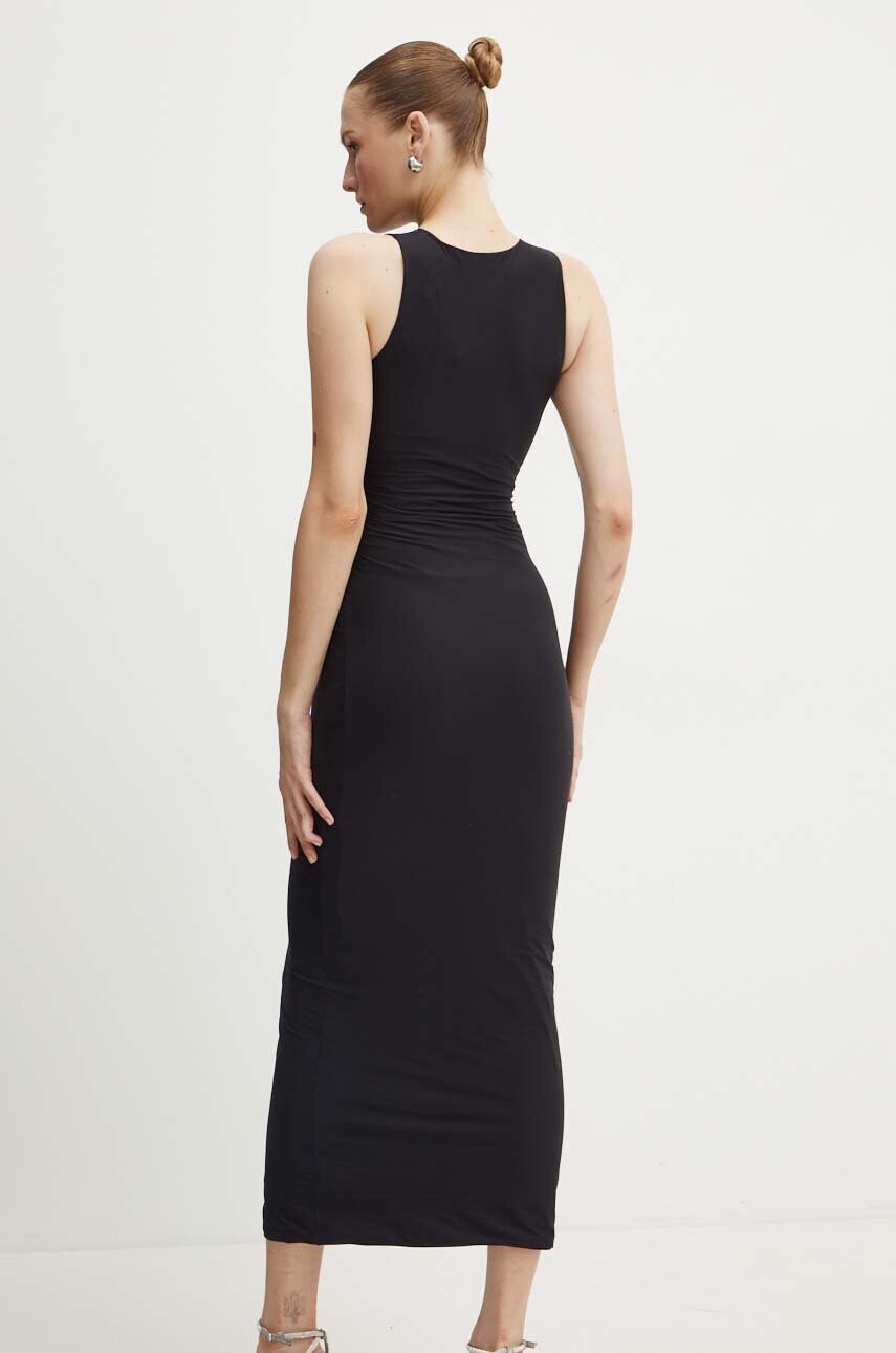 Сукня Guess KIM колір чорний maxi облягаюча W4YK0J KCDE0