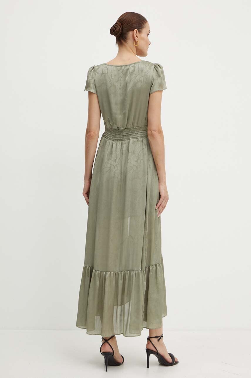 Сукня Guess DESTINY колір зелений maxi розкльошена W4YK30 WGBB2