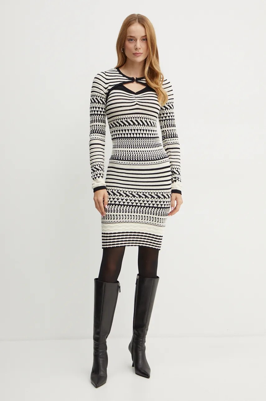 Сукня і болеро Marciano Guess ARIANNA колір чорний mini облягаюча 4YGK76 5819Z