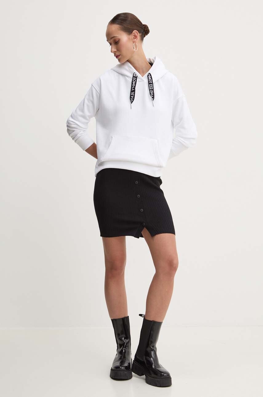 Сукня Tommy Jeans колір чорний mini облягаюча DW0DW18481