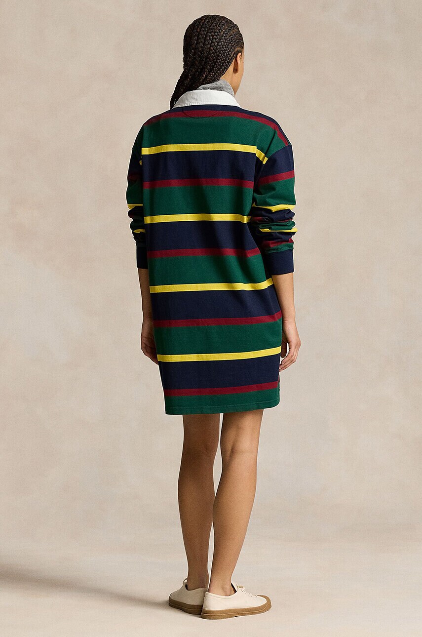 Бавовняна сукня Polo Ralph Lauren mini пряма 211941215