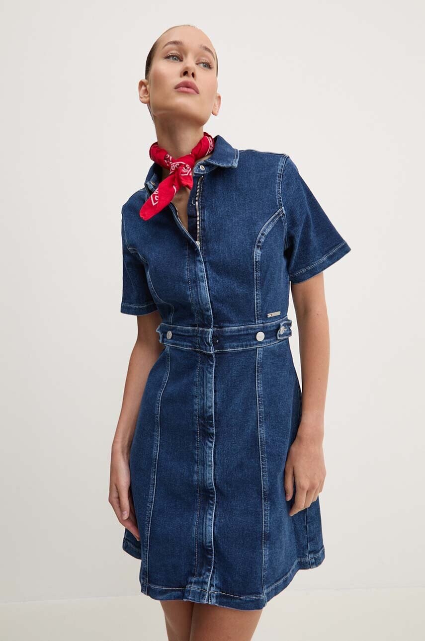 Купити Джинсова сукня Tommy Jeans mini розкльошена DW0DW18593 – головне зображення