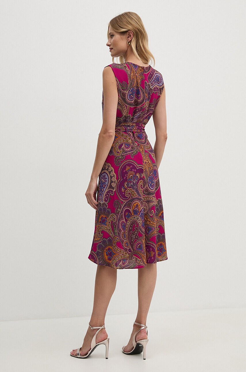 Сукня Lauren Ralph Lauren колір фіолетовий mini розкльошена 250940220