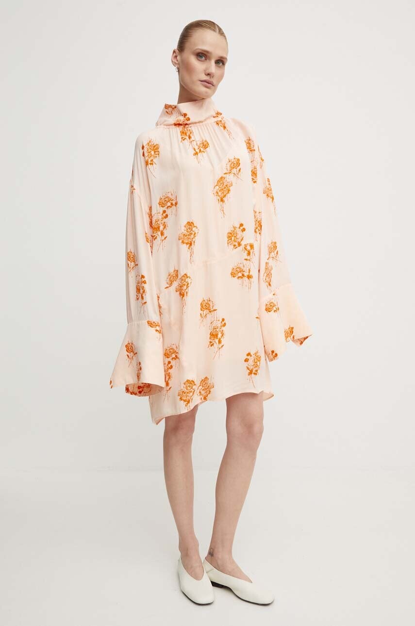 Сукня Day Birger et Mikkelsen Jay - Falling Flowers колір помаранчевий mini oversize DAY65243254