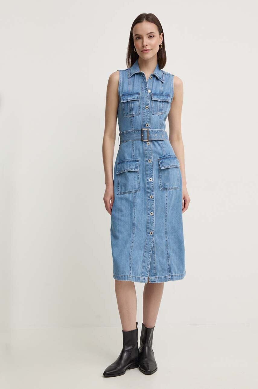 Джинсова сукня Pepe Jeans LIZ mini розкльошена PL953550