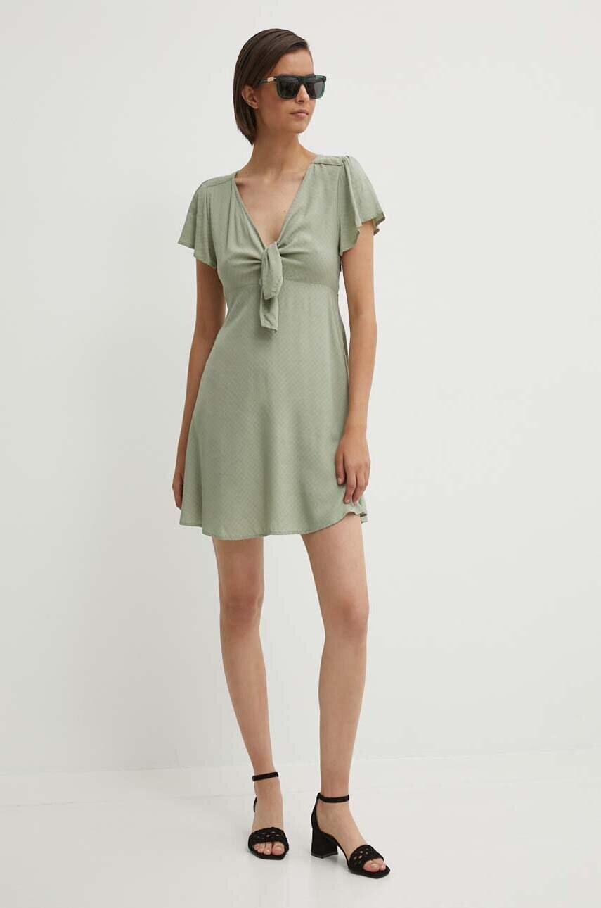 Сукня Pepe Jeans NANI колір зелений mini розкльошена PL953568
