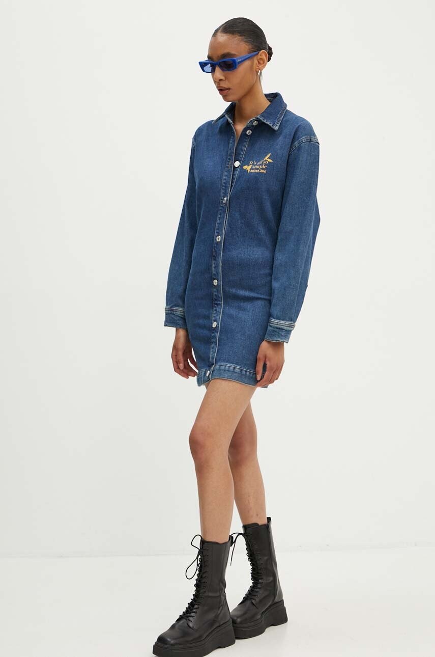 Джинсова сукня Moschino Jeans mini oversize 0404.8223