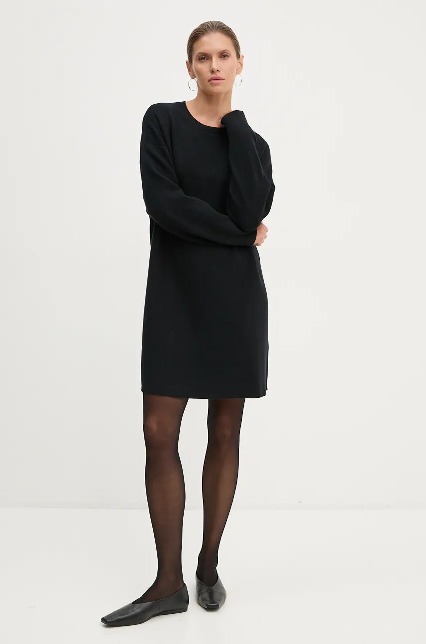 Сукня Marc O'Polo колір чорний mini oversize 408600667107