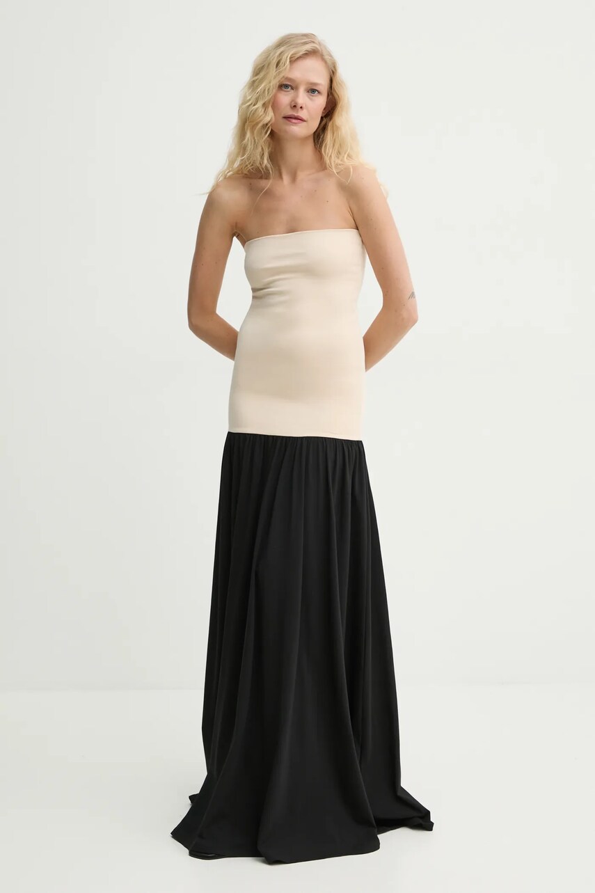 Сукня By Malene Birger MARCIELLA колір чорний maxi розкльошена Q72460001