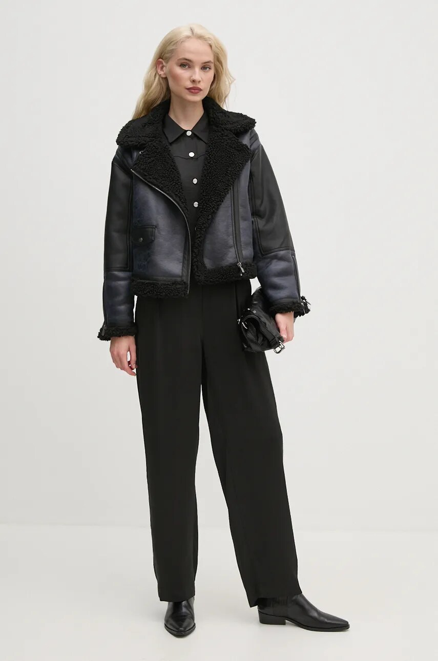 Комбінезон Dkny колір чорний  P4GZTXFJ