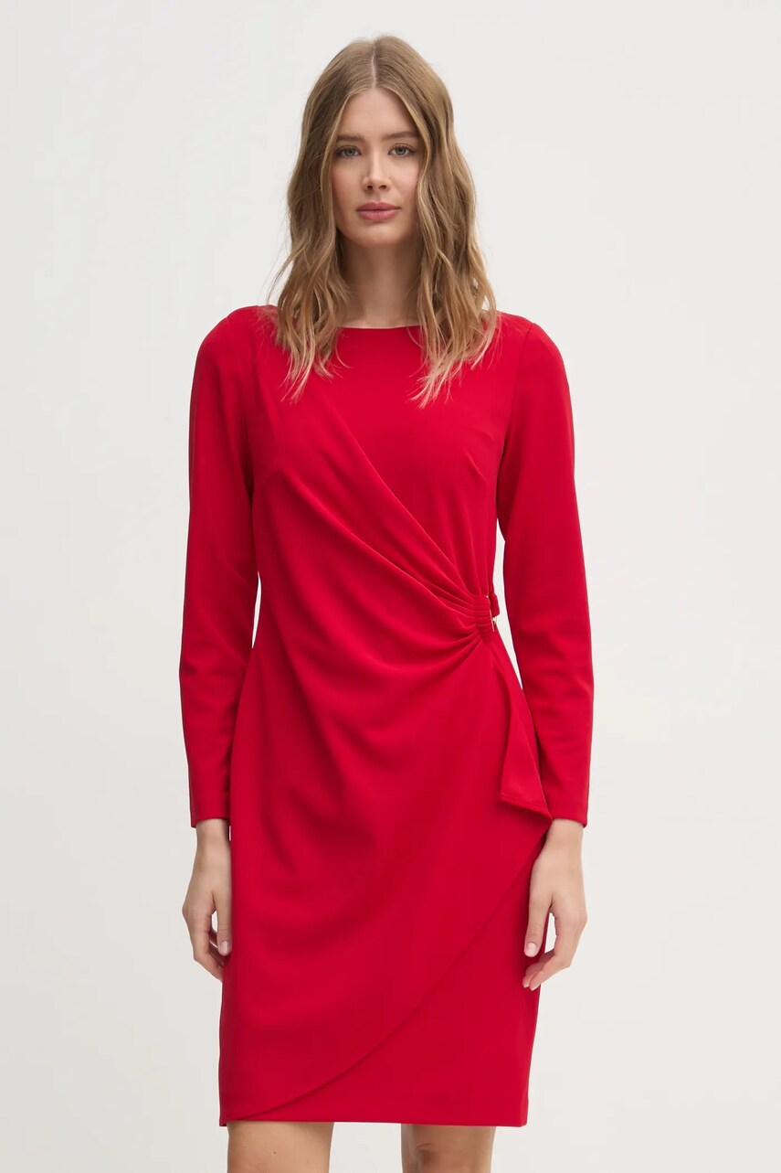 Сукня Dkny колір червоний mini пряма DD4H1242