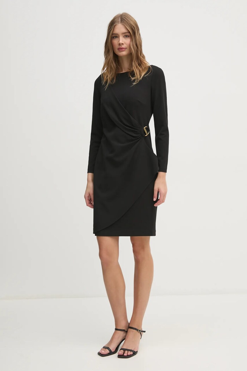 Сукня Dkny колір чорний mini пряма DD4H1242