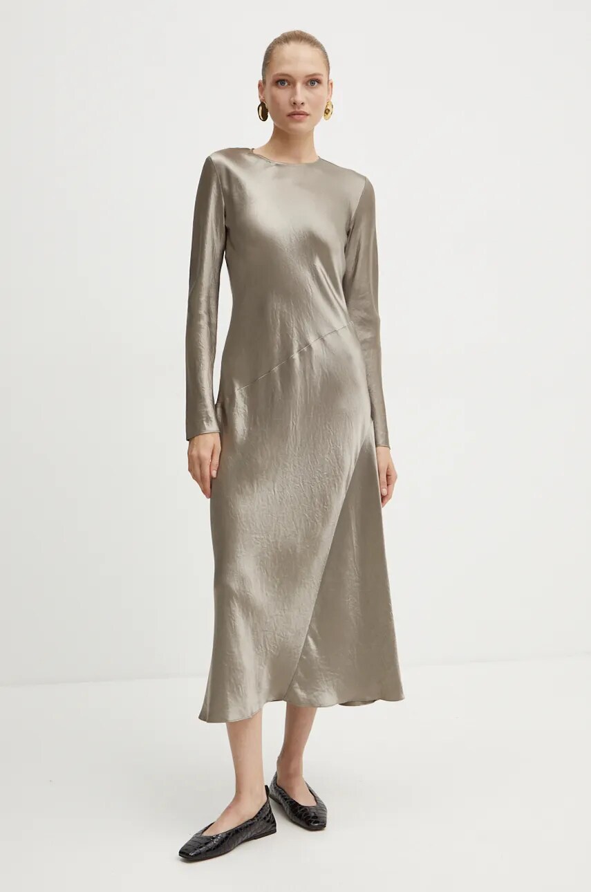 Сукня Max Mara Leisure колір зелений maxi розкльошена 2426226018600