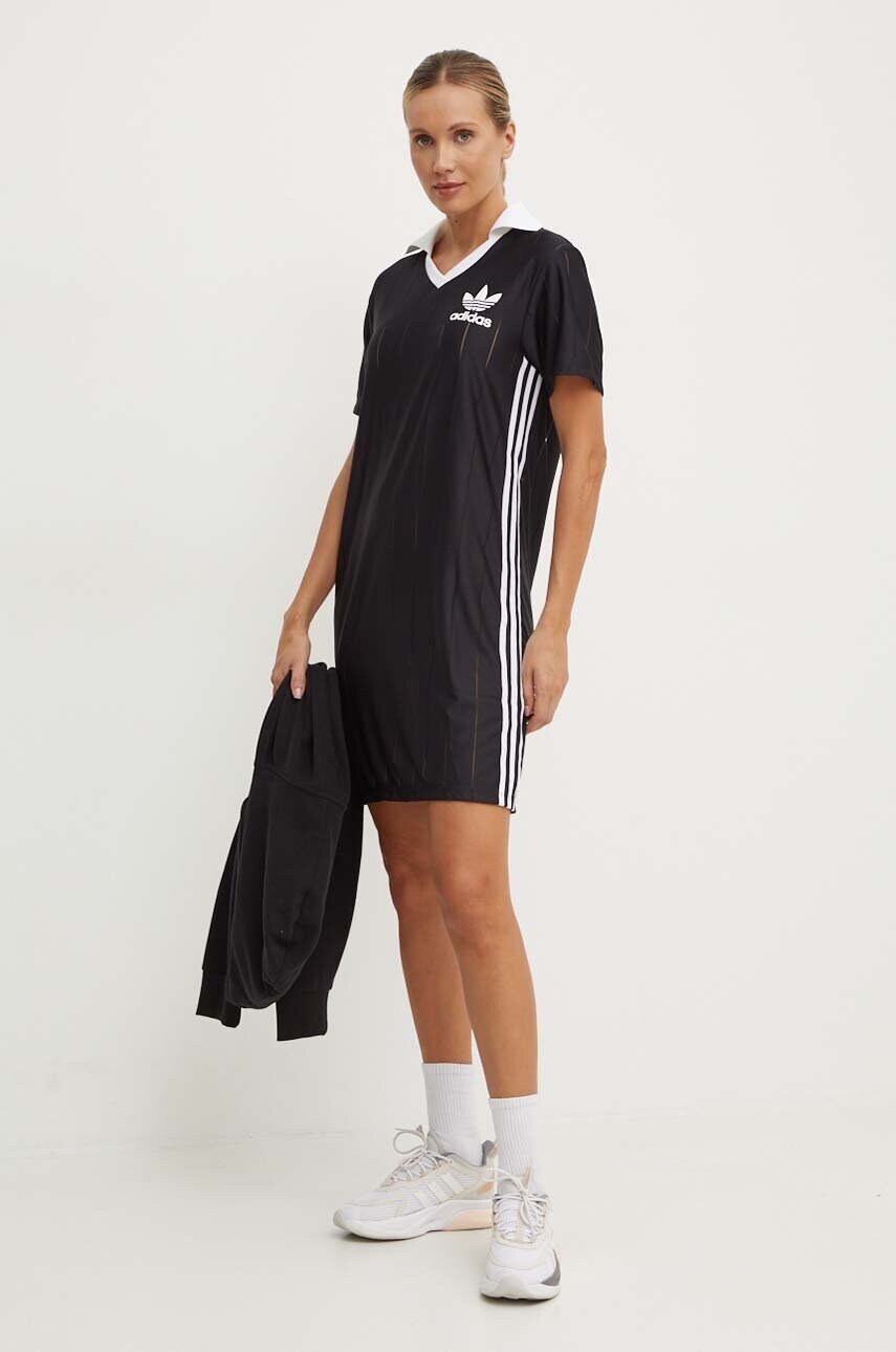 Сукня adidas Originals колір чорний mini пряма IX5510