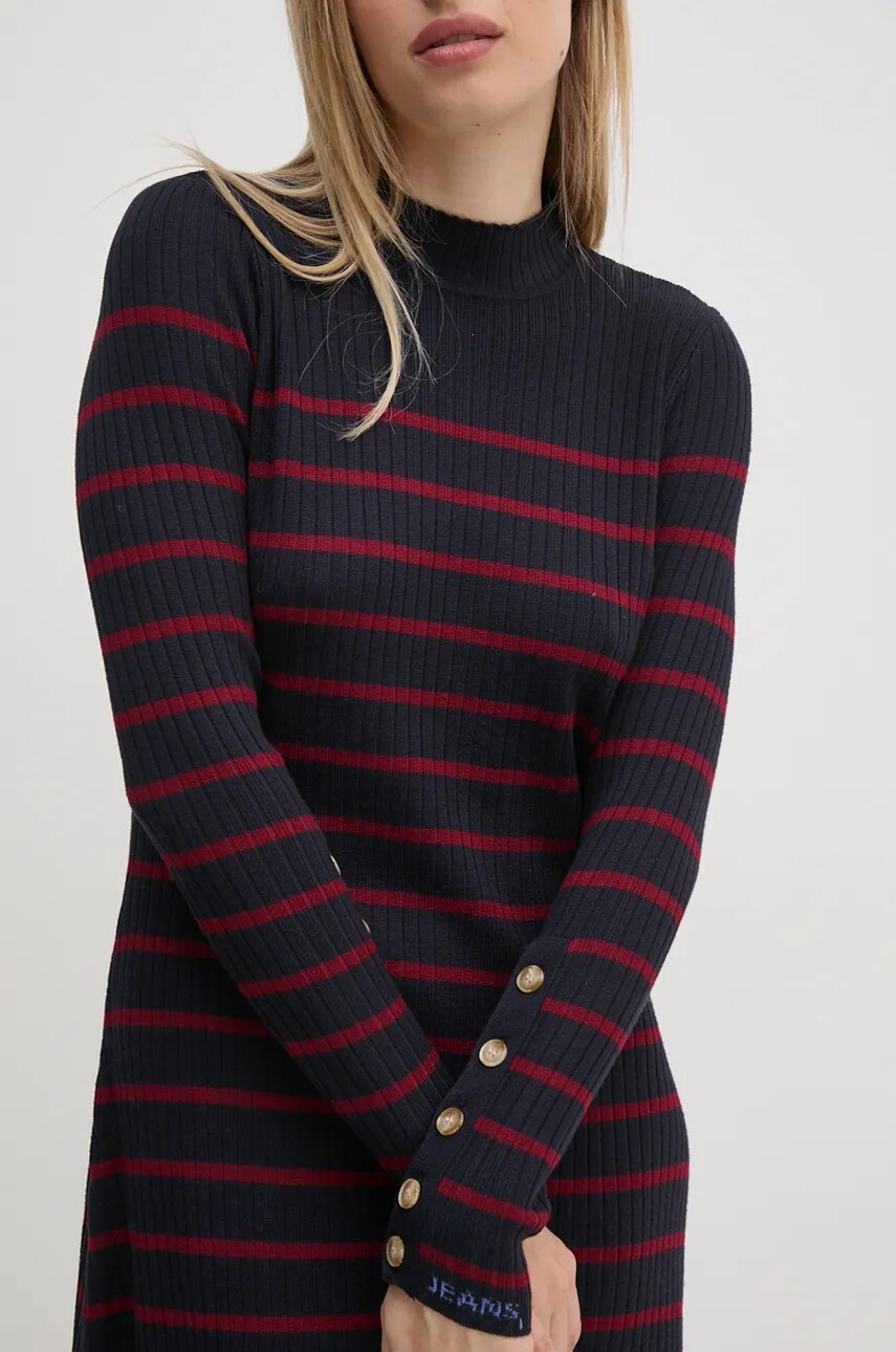 Сукня Pepe Jeans HARLEM DRESS колір синій mini розкльошена PL953587
