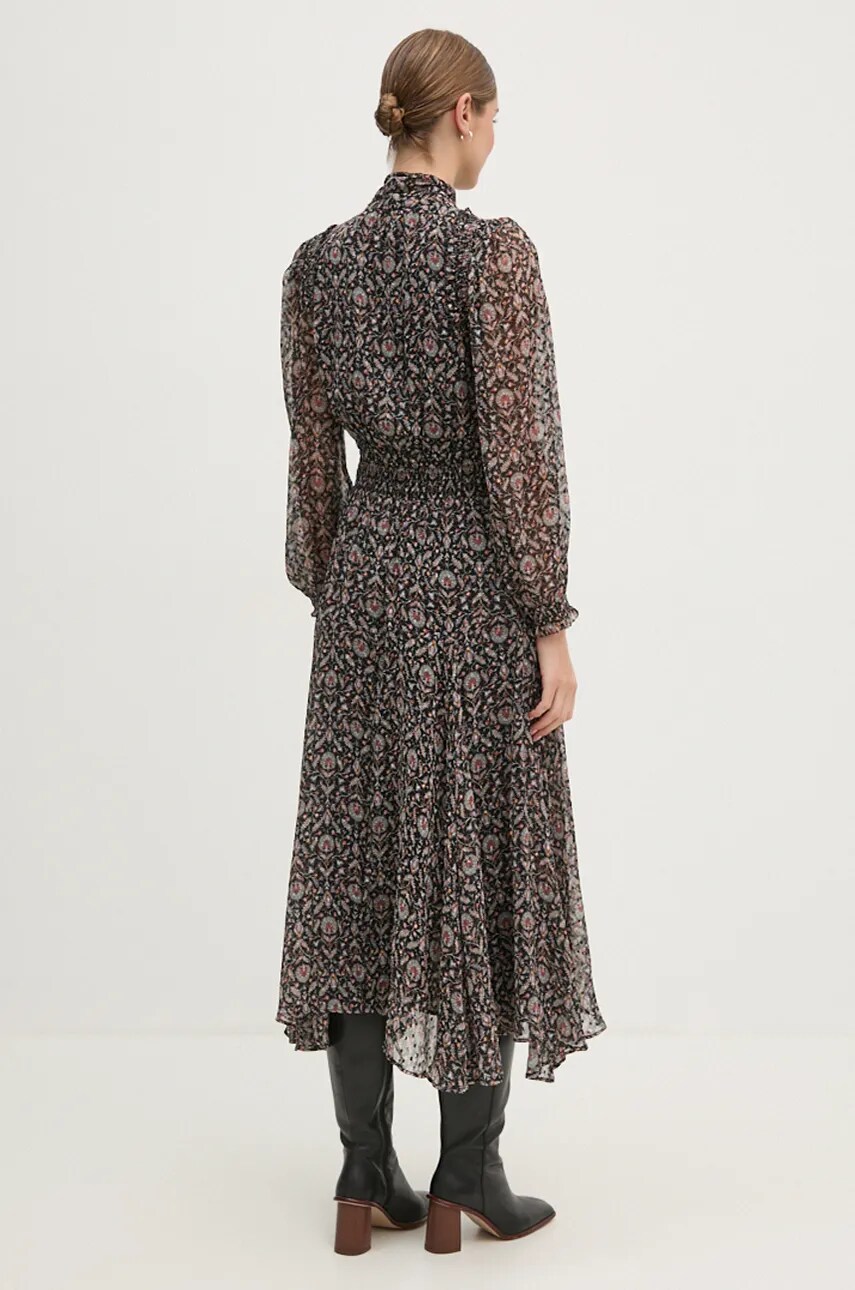 Сукня Pepe Jeans PIXY колір чорний maxi розкльошена PL953603