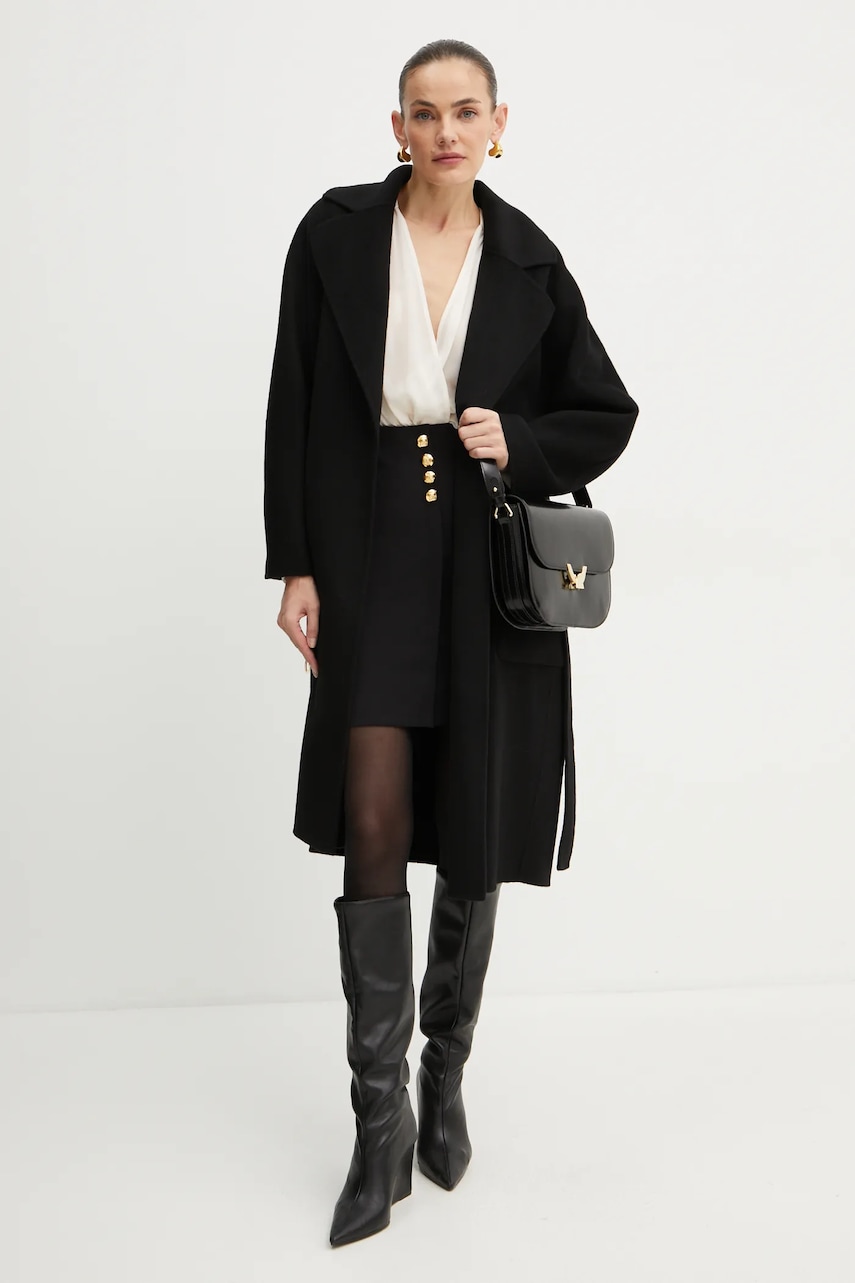 Сукня Elisabetta Franchi колір бежевий mini облягаюча AB74247E2