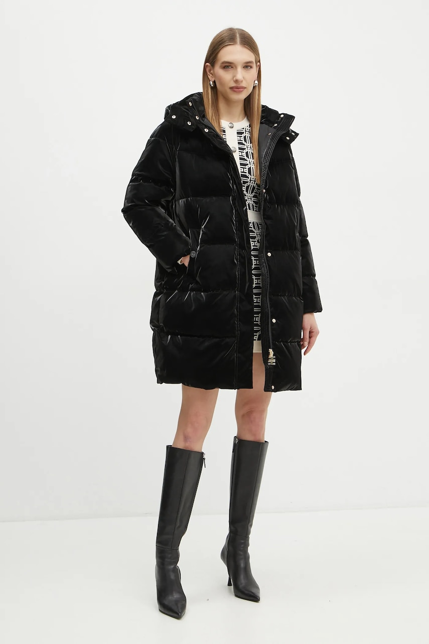Сукня Elisabetta Franchi колір чорний mini облягаюча AM31B47E2