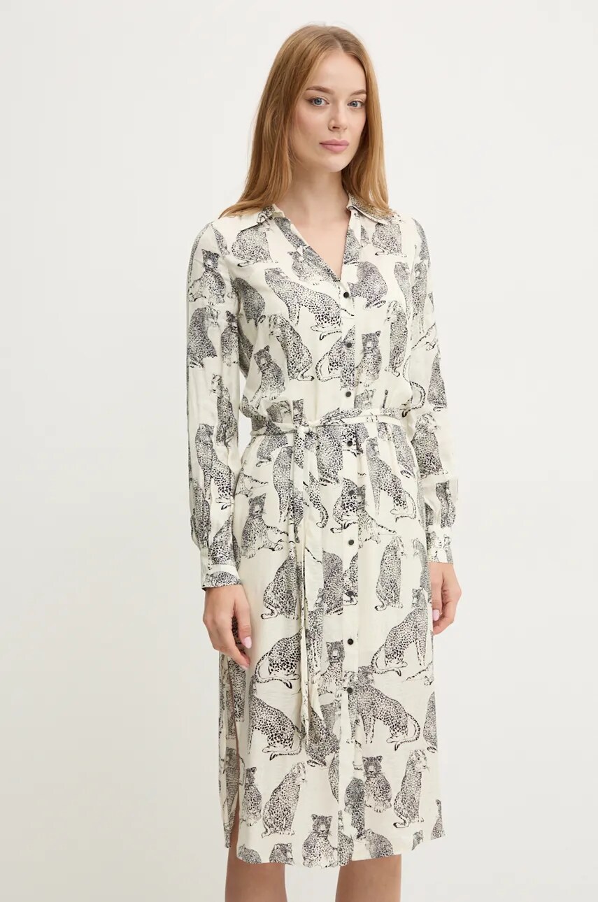 Сукня Twinset колір бежевий mini пряма 242TP2232