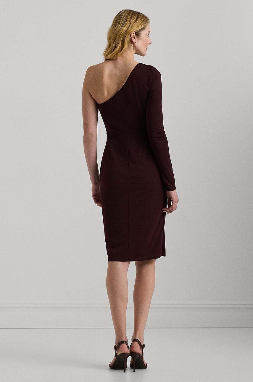 Сукня Lauren Ralph Lauren колір червоний midi облягаюча 253951571