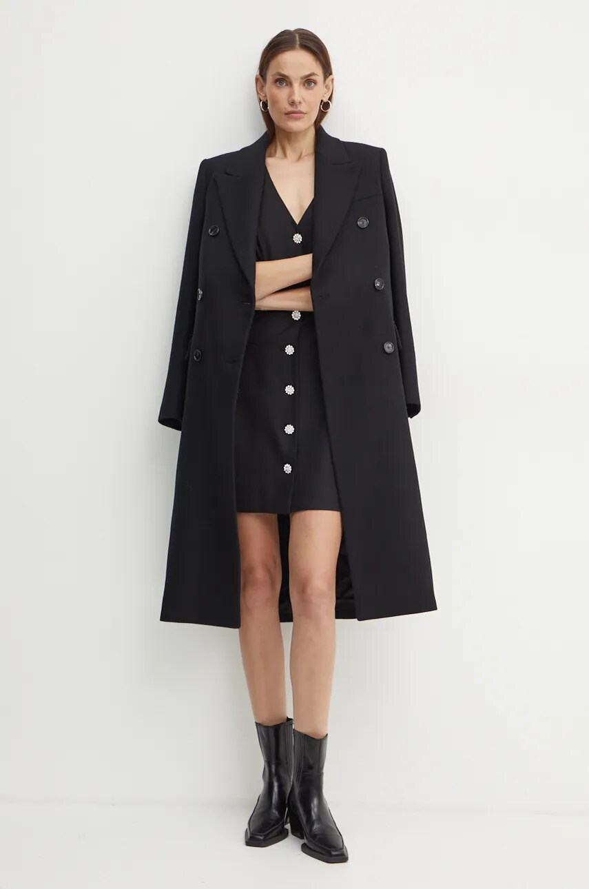 Сукня Guess DORIS колір чорний mini облягаюча W4BK11 WGIF2