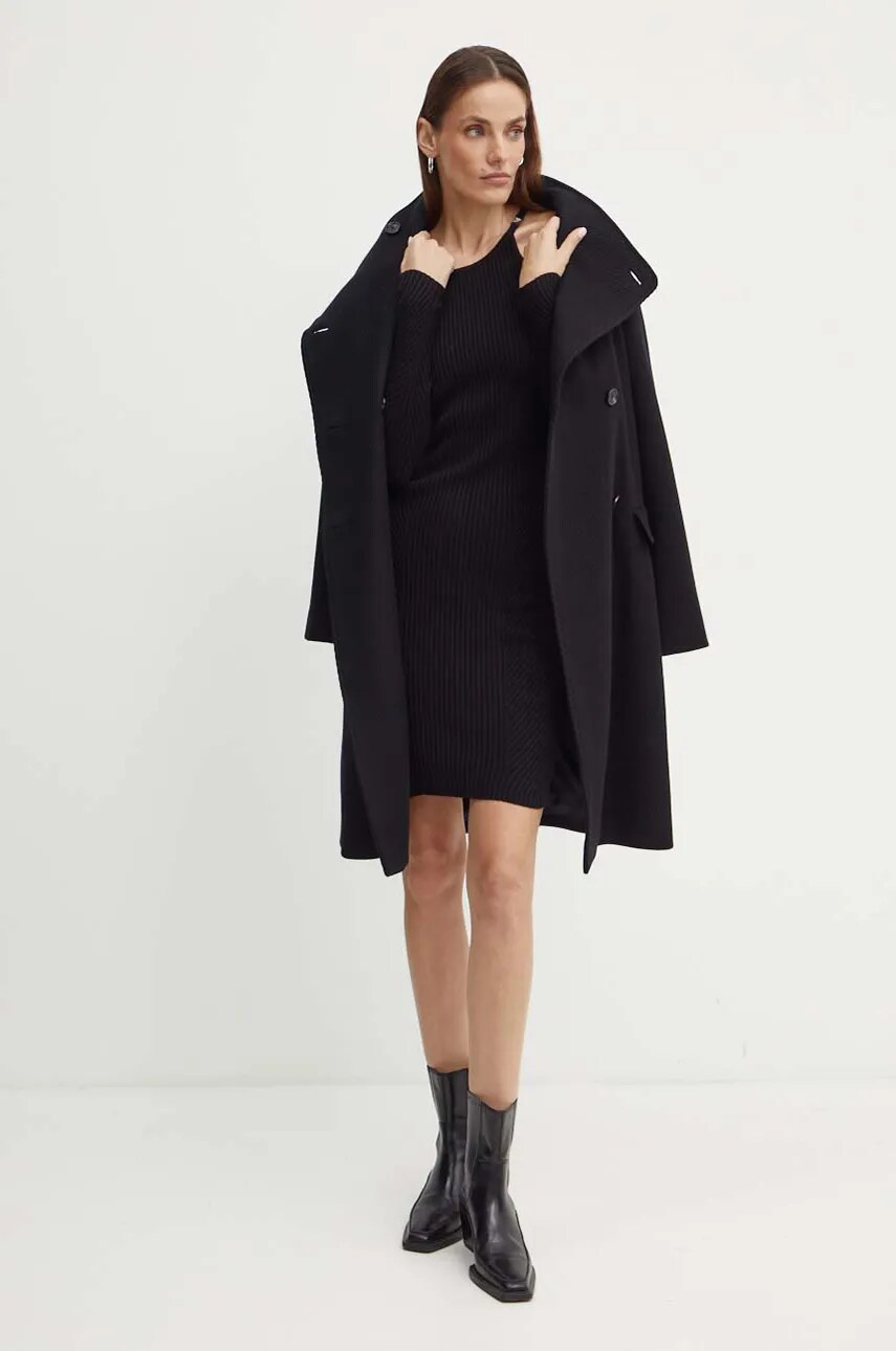Сукня Guess VANESSA колір чорний mini облягаюча W4BK24 Z3I22