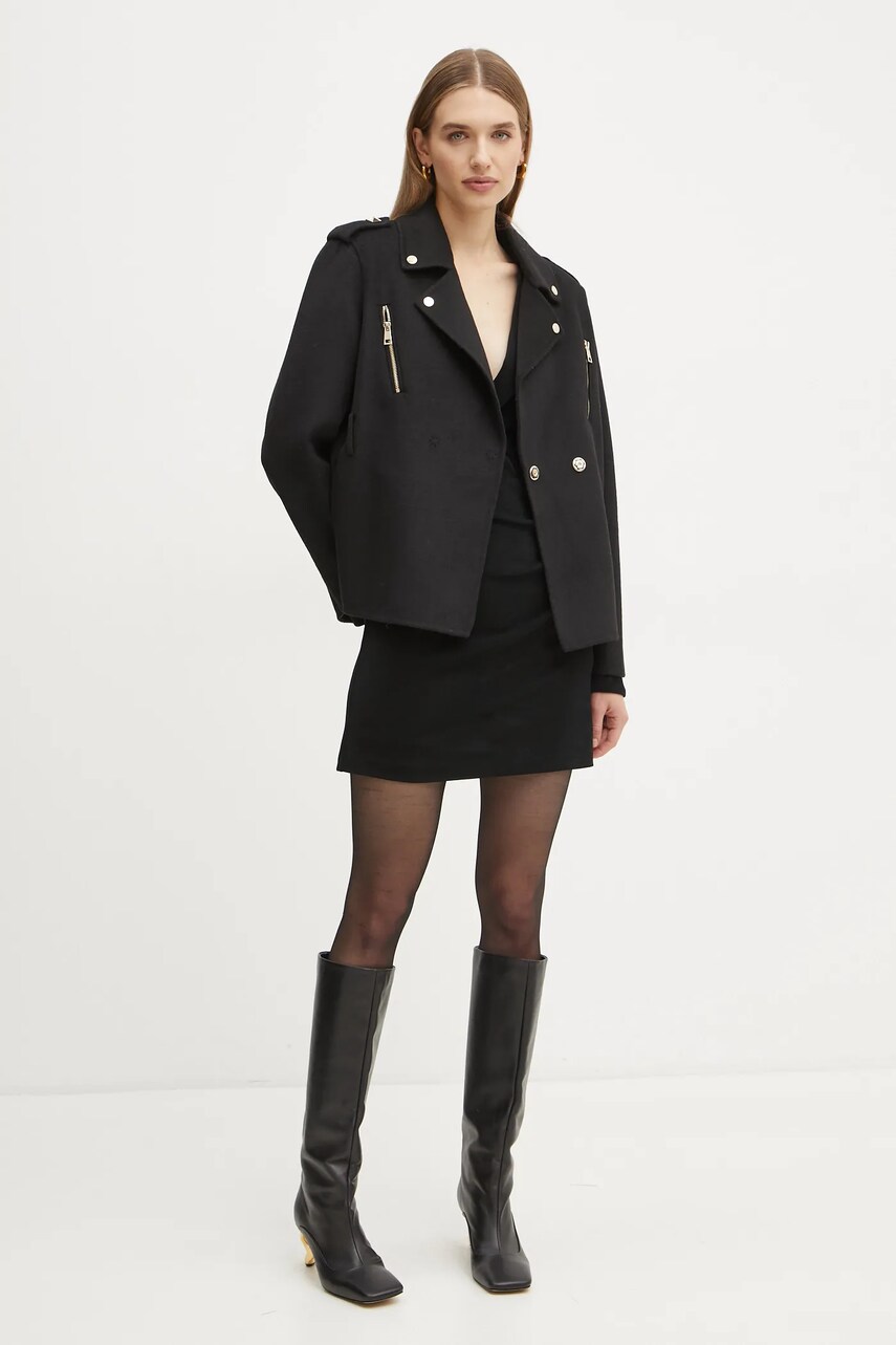 Сукня Guess NOA колір чорний mini облягаюча W4BK68 KCHI0
