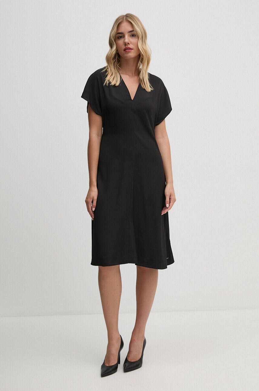 Сукня Calvin Klein колір чорний mini розкльошена K20K207997