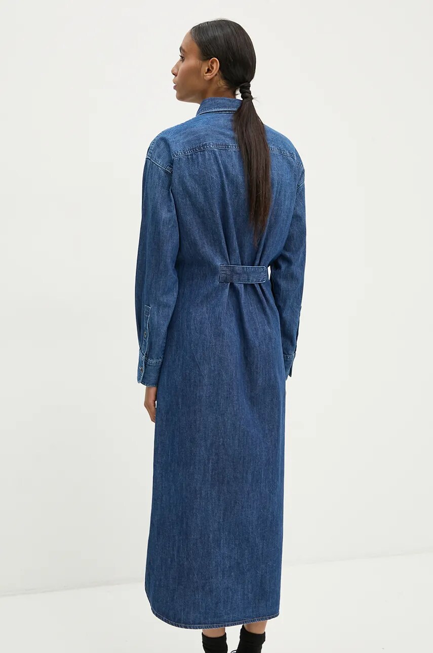 Джинсова сукня G-Star Raw maxi пряма D25183-D252