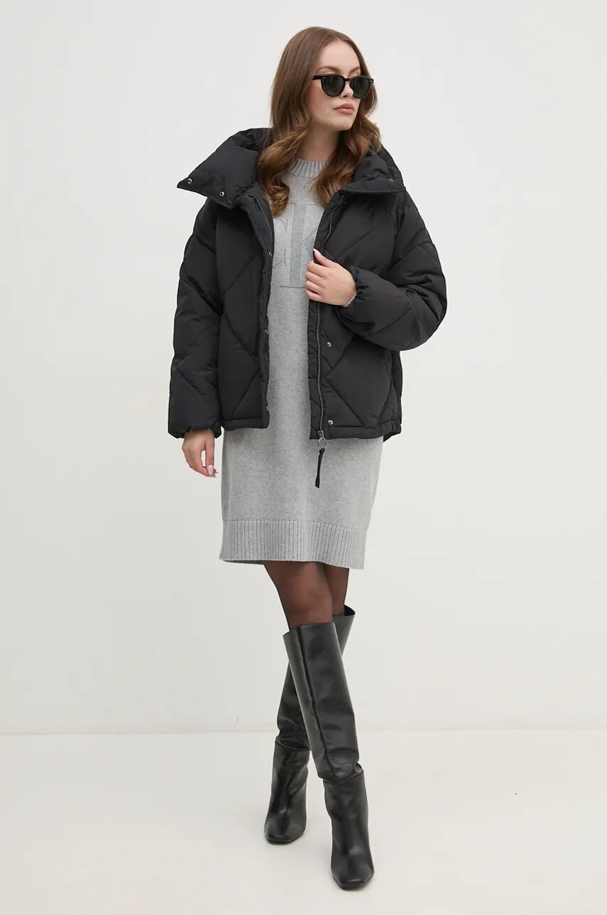 Сукня з домішкою вовни Calvin Klein Jeans колір сірий mini oversize J20J224923