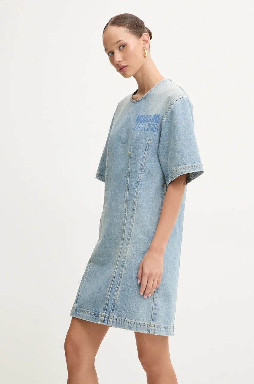 Джинсова сукня Moschino Jeans mini oversize A0415 8720