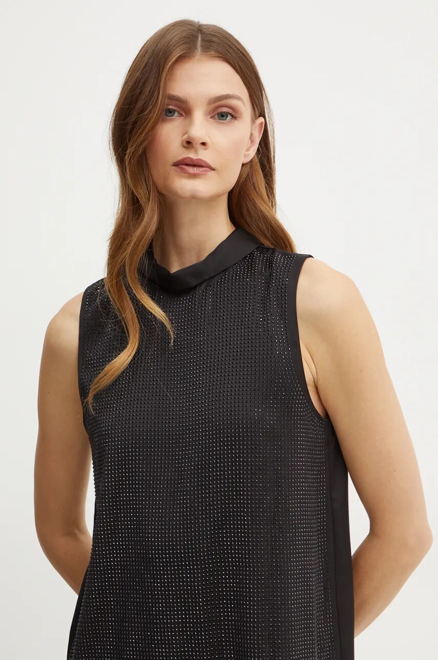 Сукня Karl Lagerfeld колір чорний mini пряма 246W1322