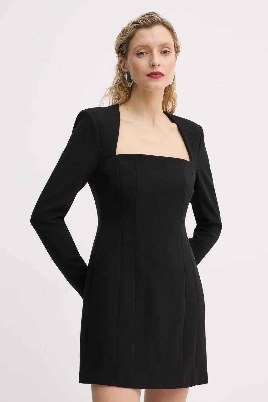 Сукня A.L.C. Ella колір чорний mini пряма 6DRES02484